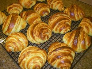 Croissants...fresh from the oven.