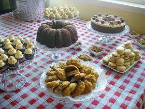 The Dessert Spread, before party